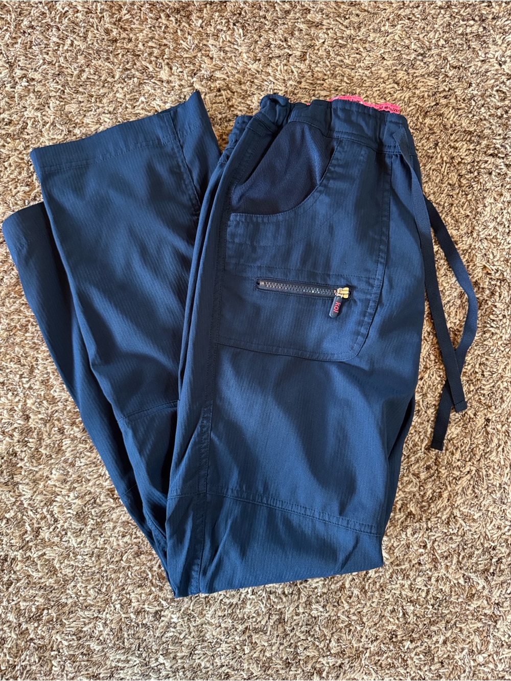 koi lite Navy Straight Leg Scrub Pants.